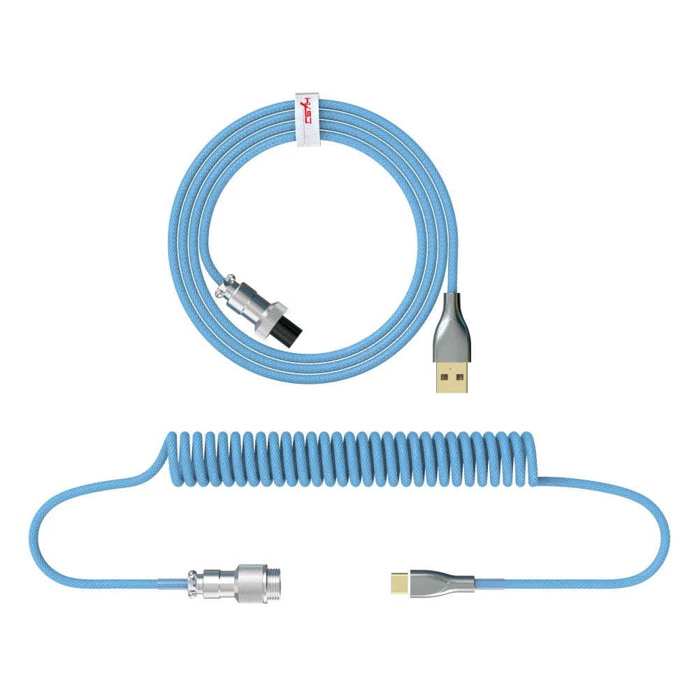 Coiled Type-C USB-8