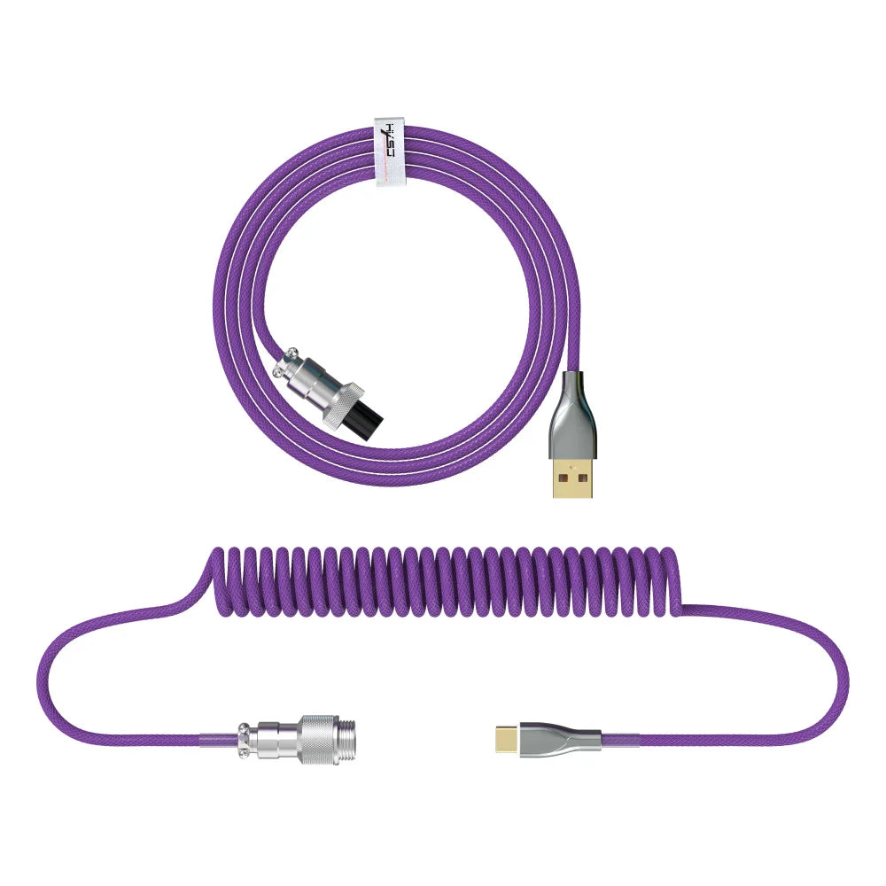 Coiled Type-C USB-7