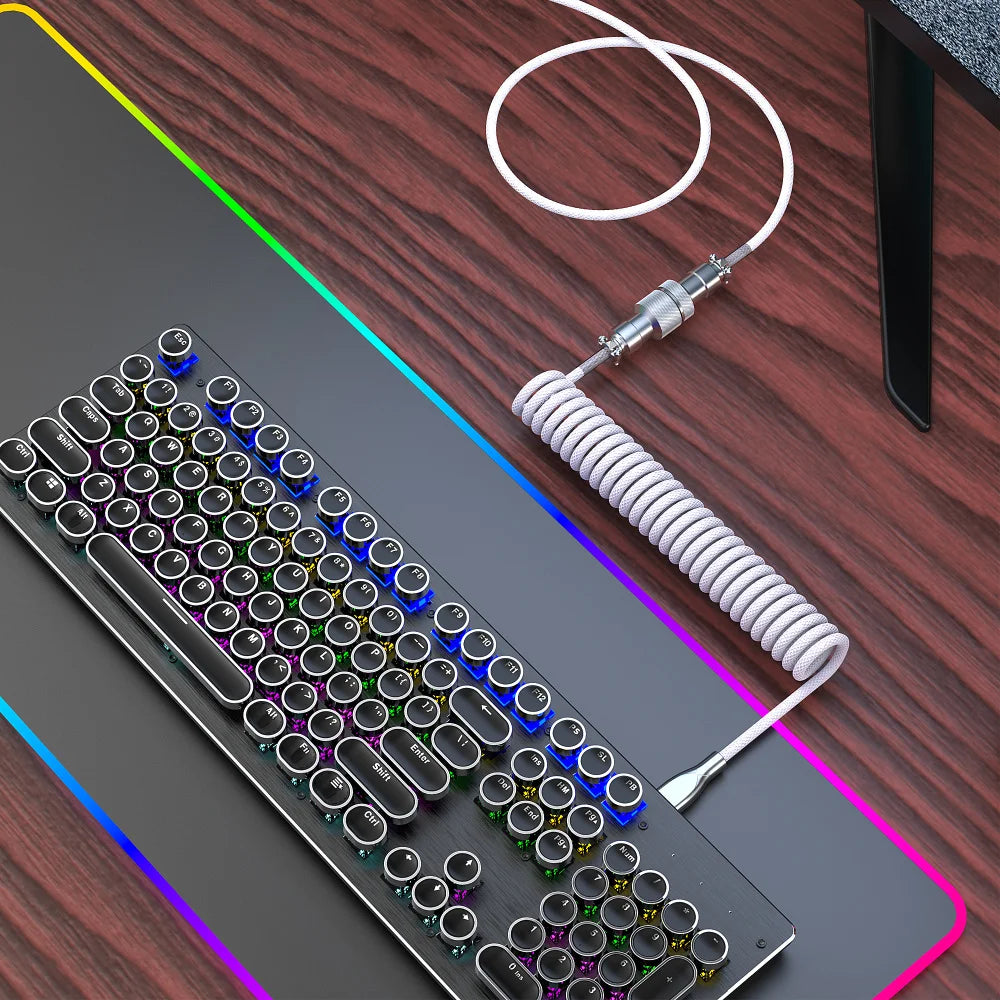 Coiled Type-C USB-2