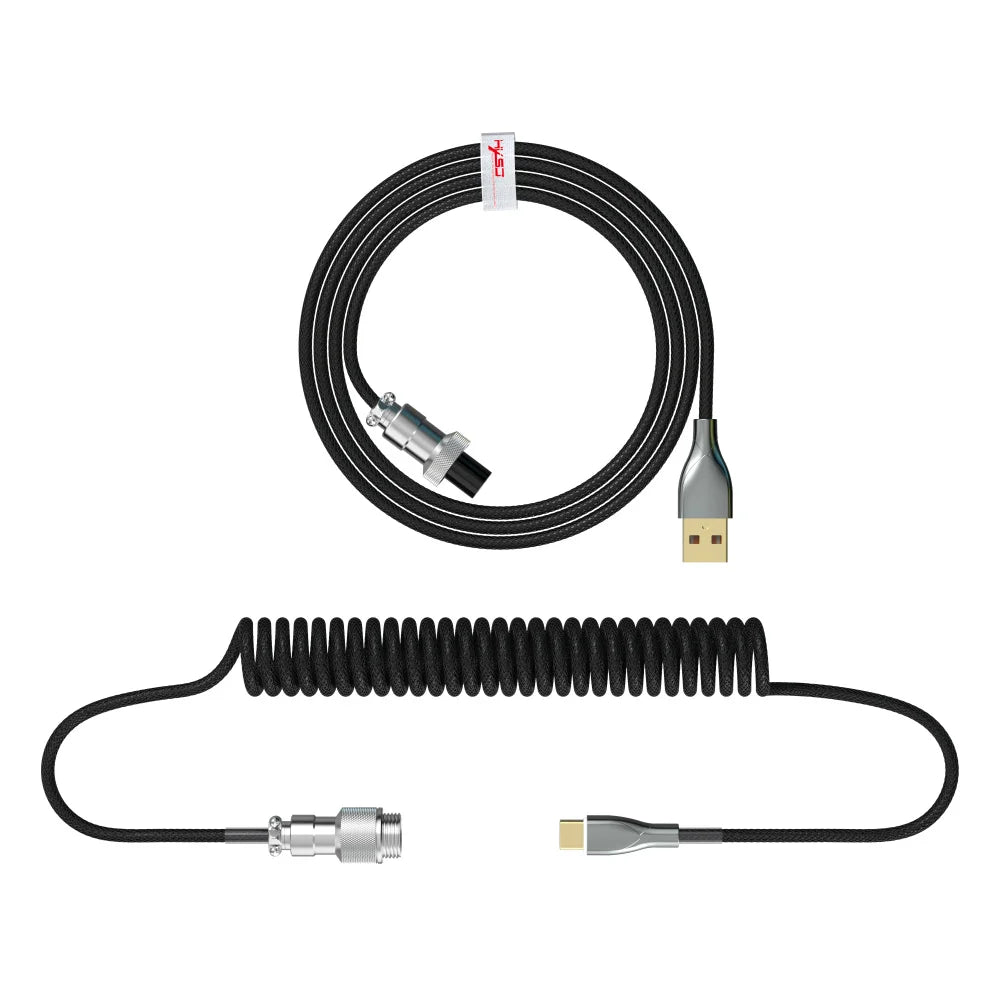 Coiled Type-C USB-0