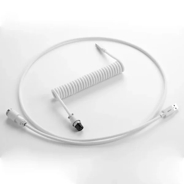 Pro Coiled Keyboard Cable (USB A to USB Type C, 150cm) - Image 2