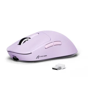 ATTACK SHARK X3 Wireless Gaming Mouse PAW3395 Superlight *Purple