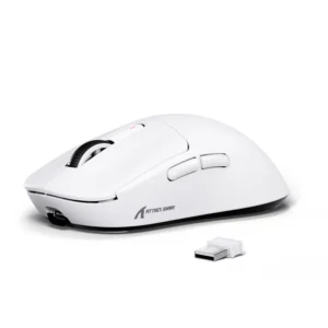ATTACK SHARK X3 Wireless Gaming Mouse PAW3395 Superlight *White